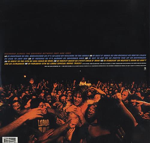 Guns N' Roses Live Era '87-'93 レコード lp盤 Guns N' Roses – Live Era '87-'93 – 3 x Vinyl (Album